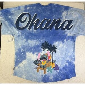 Disney Aulani Exclusive Stitch Ohana Shaved Ice Spirit Jersey~Large NWT‎